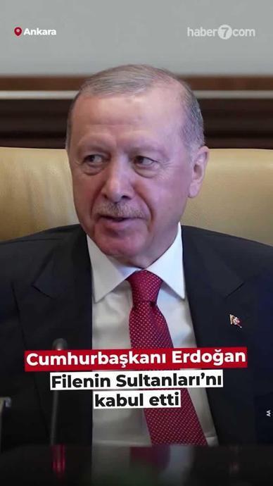 Başkan Erdoğan, Filenin Sultanları'nı kabul etti.