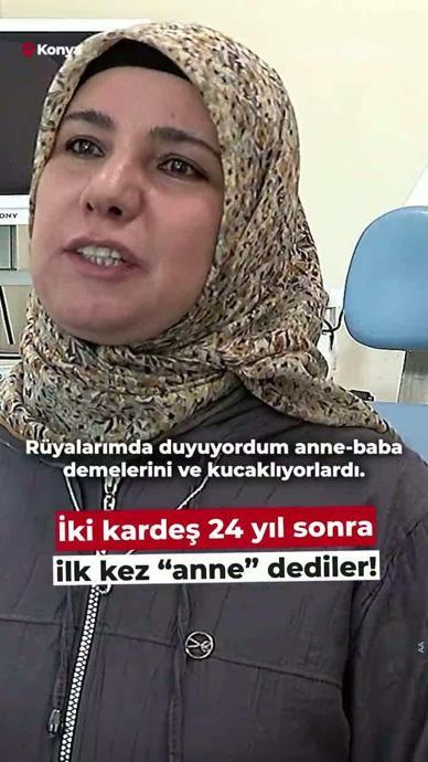 İlk kez "anne" diyebildi