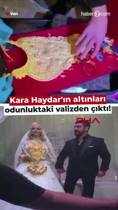 Kara Haydar'ın altınları valizden &ccedil;ıktı!