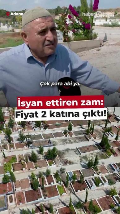 Mezar yeri &uuml;creti 2 katına &ccedil;ıktı!