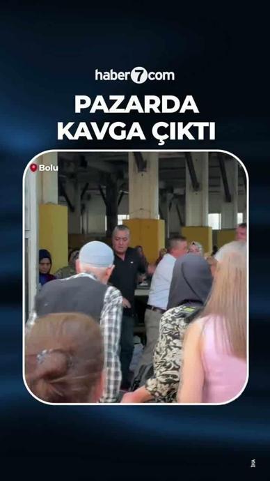 Pazar yerinde kavga &ccedil;ıktı!