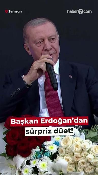 Başkan Erdoğan'dan s&uuml;rpriz d&uuml;et!