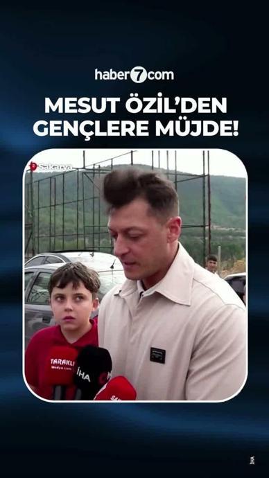 Mesut &Ouml;zil'den gen&ccedil;lere m&uuml;jde!