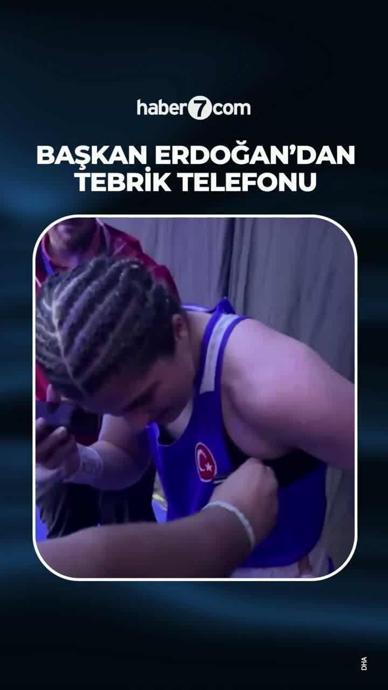 Busenaz S&uuml;rmeneli'ye tebrik telefonu!