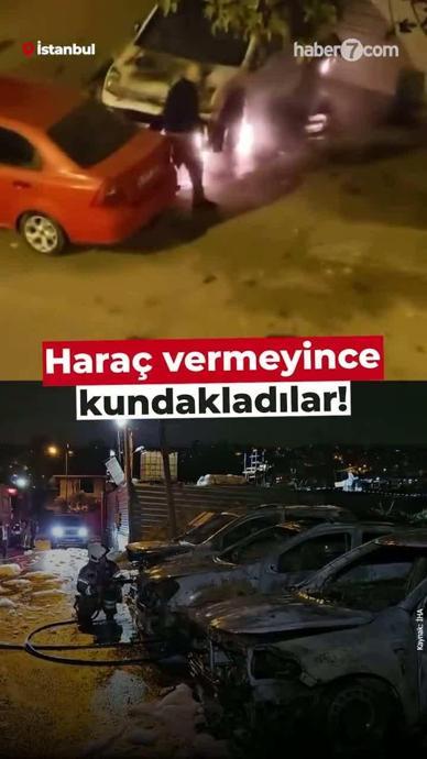 Hara&ccedil; vermeyince kundakladılar!