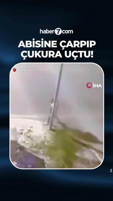 Kavga ettiği ağabeyine &ccedil;arpıp &ccedil;ukura u&ccedil;tu!