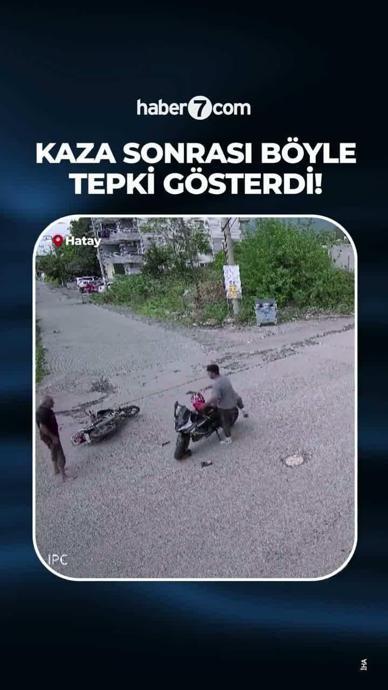 2 motosikletin &ccedil;arpıştığı kaza