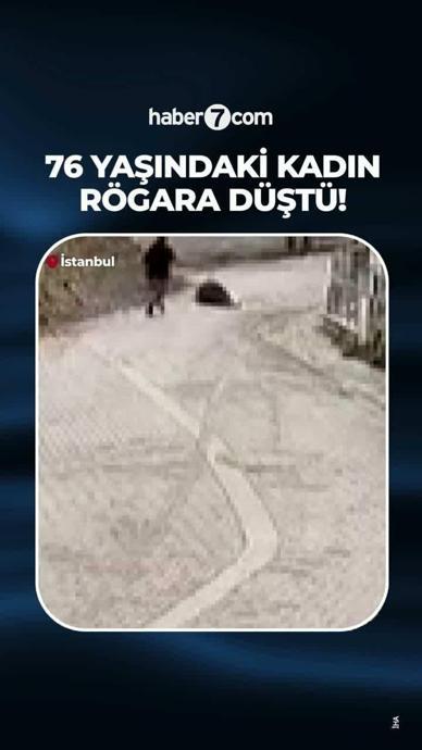 76 yaşındaki kadın r&ouml;gara d&uuml;şt&uuml;!