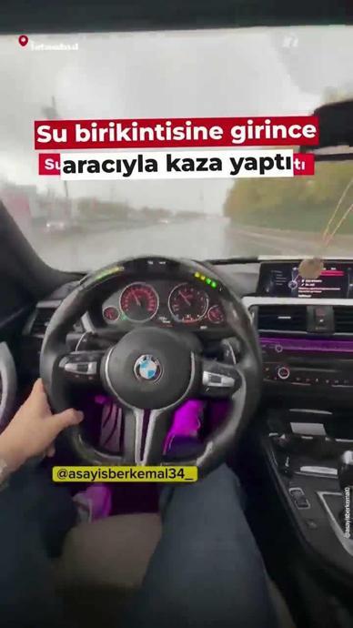 Kaza anı kamerada!