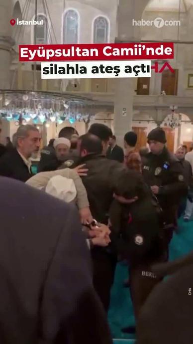 Ey&uuml;psultan Camii&rsquo;nde havaya ateş a&ccedil;tı!