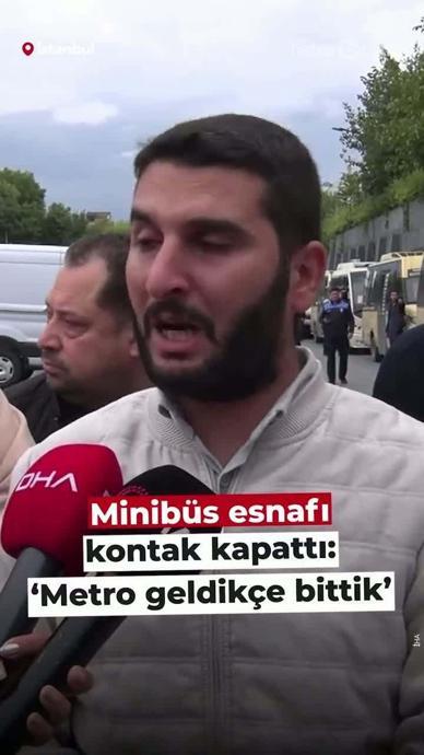 Minib&uuml;s esnafı kontak kapattı!