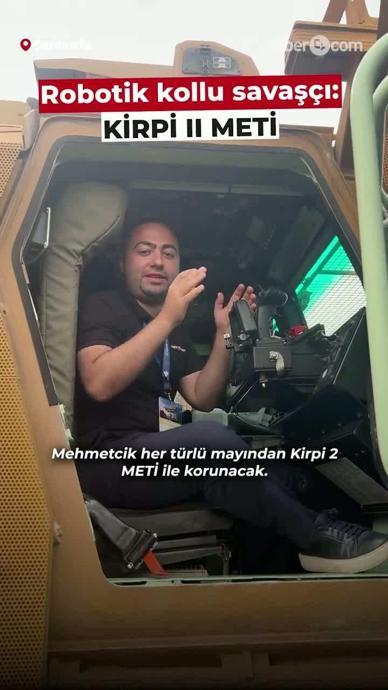 Robotik kollu savaş&ccedil;ı: KİRPİ II METİ