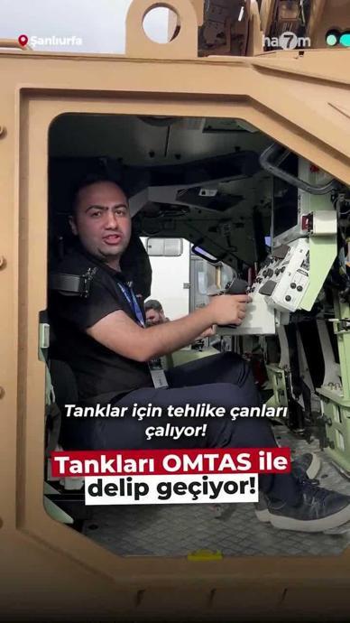 Tankların belalısı Pars 4x4 OMTAS f&uuml;zesiyle