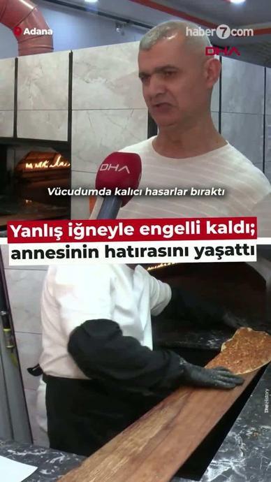 Yanlış iğneyle engelli kaldı!