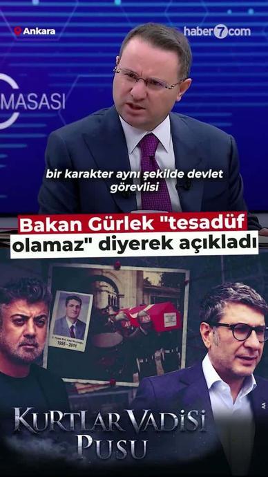 Bakan G&uuml;rlek "tesad&uuml;f olamaz" dedi