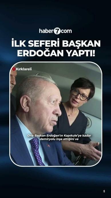 İlk seferi Başkan Erdoğan yaptı!