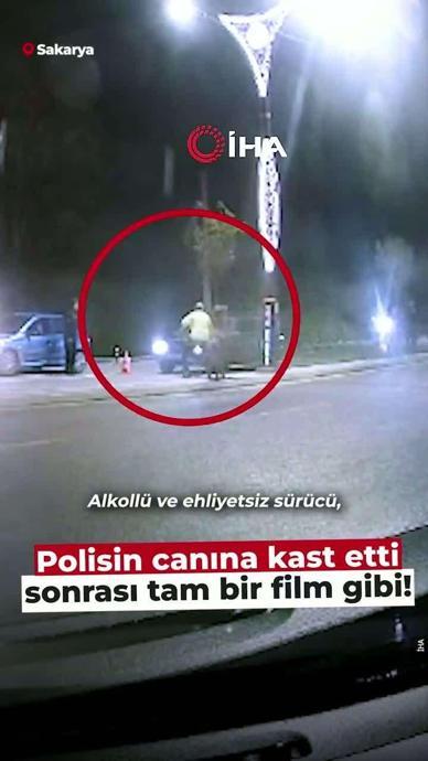 Polisin canına kast etti!