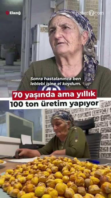 70 yaşında ama yıllık 100 ton &uuml;retim yapıyor