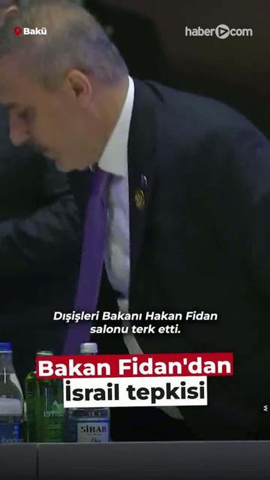 Hakan Fidan salonu terk etti!