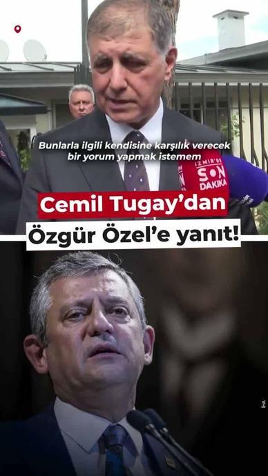 Cemil Tugay'dan &Ouml;zg&uuml;r &Ouml;zel'e yanıt!