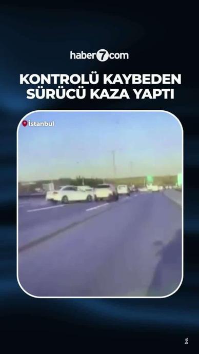 Kontrol&uuml; kaybeden s&uuml;r&uuml;c&uuml; kaza yaptı!