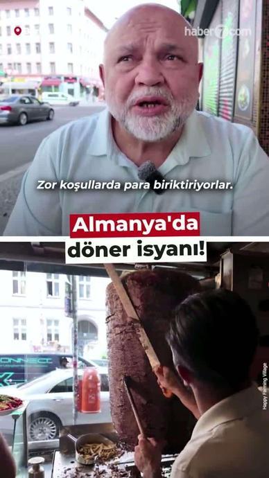 Almanya'da d&ouml;ner isyanı!