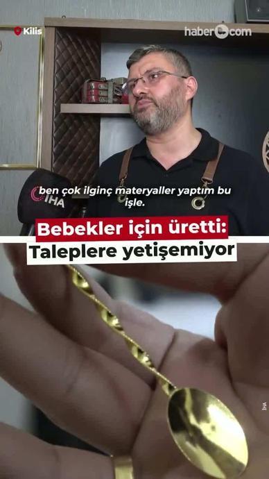 Bebekler i&ccedil;in &uuml;retti: Taleplere yetişemiyor