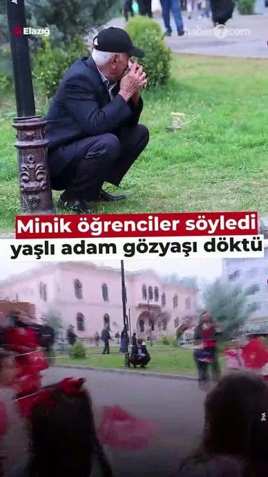 Onlar s&ouml;yledi yaşlı adam g&ouml;zyaşı d&ouml;kt&uuml;!