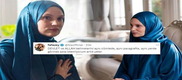 'Devlet ve Allah' yan yana görmek istemiyorum diyen Farah Zeynep para için şaklabanlığa soyundu