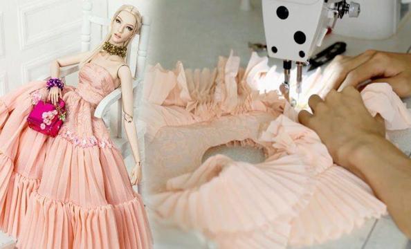 Barbie Oyuncak Bebeklere Kiyafet Nasil Dikilir Kolay Ve Pratik Bebek Elbisesi Dikimi Cocuk Haberleri
