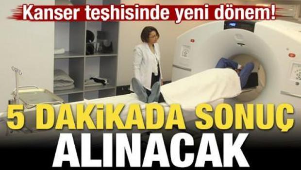 T&uuml;rkiye'de kanser teşhisinde yeni d&ouml;nem! 5 dakikada sonu&ccedil; alınacak