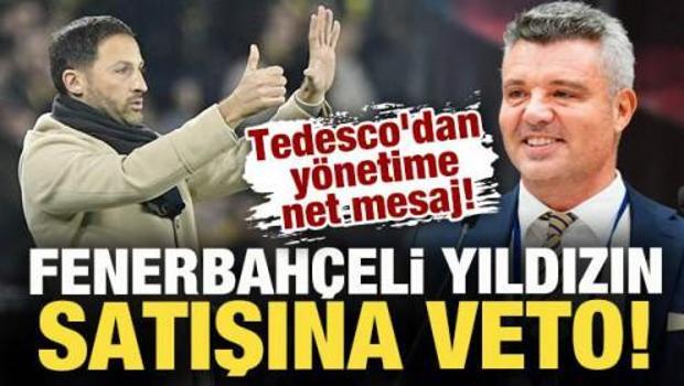 Tedesco'dan y&ouml;netime net mesaj! Fenerbah&ccedil;eli yıldızın satışına veto