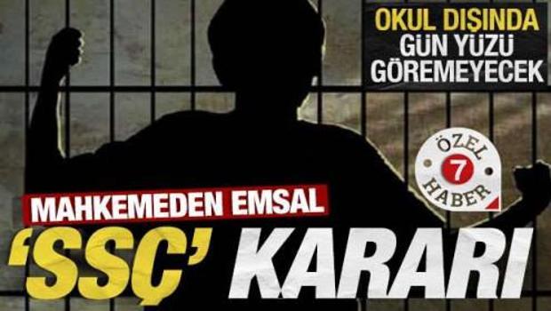 Emsal su&ccedil;a s&uuml;r&uuml;klenen &ccedil;ocuk kararı: Okul saatleri dışında ev hapsi ve elektronik kelep&ccedil;e