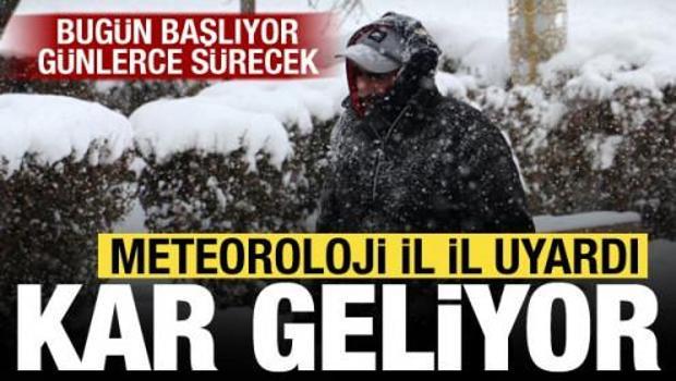 Hafta sonu plan yapanlar dikkat! Kuvvetli kar geliyor: Meteoroloji sarı alarm verdi