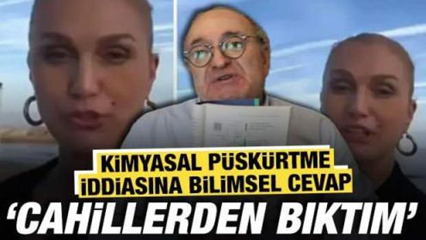 Tuğba &Ouml;zay'ın kimyasal p&uuml;sk&uuml;rtme iddiasına bilimsel cevap: 'Bezdum, cahillerden bıktım'