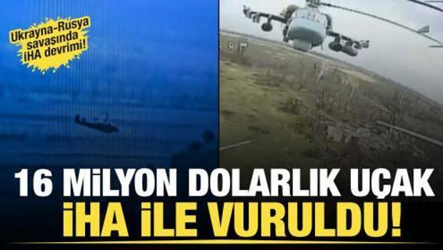 Ukrayna insansız hava aracı Rusya'nın KA-52 helikopterini vurdu