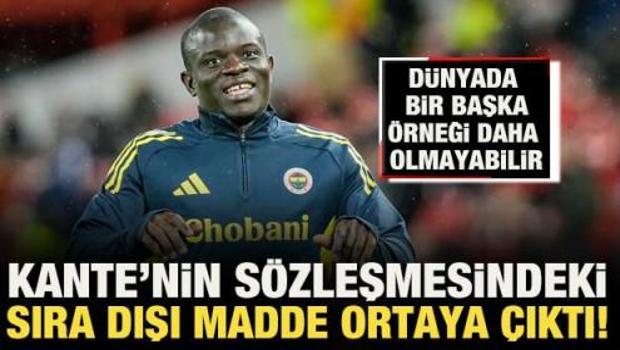 Fenerbah&ccedil;e'de N'Golo Kante'nin s&ouml;zleşmesindeki sıra dışı madde ortaya &ccedil;ıktı! 