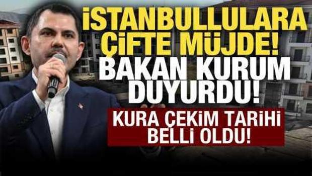 Bakan Kurum: TOKİ İstanbul konut kuraları 25 Nisan'da &ccedil;ekilecek!