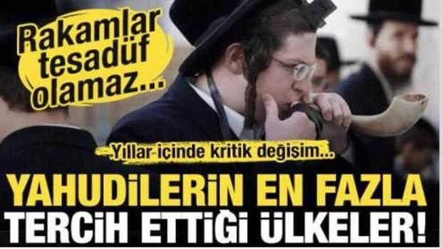 Yahudilerin en &ccedil;ok tercih ettiği &uuml;lkeler a&ccedil;ıklandı! Savaştan ka&ccedil;ıyorlar