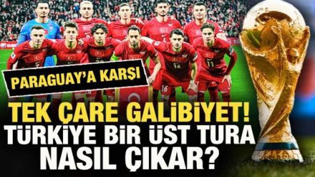 Paraguay karşısında tek &ccedil;are galibiyet! T&uuml;rkiye bir &uuml;st tura nasıl &ccedil;ıkar?