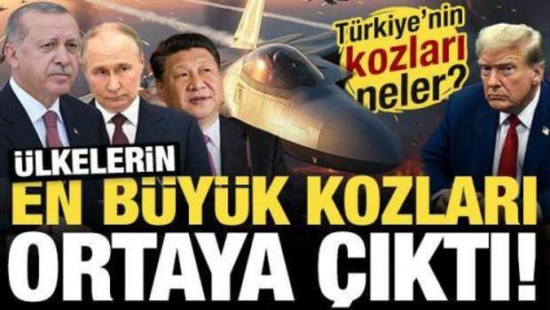 Olası b&uuml;y&uuml;k bir savaşta &uuml;lkelerin en b&uuml;y&uuml;k kozları a&ccedil;ıklandı! T&uuml;rkiye'nin kozları neler?