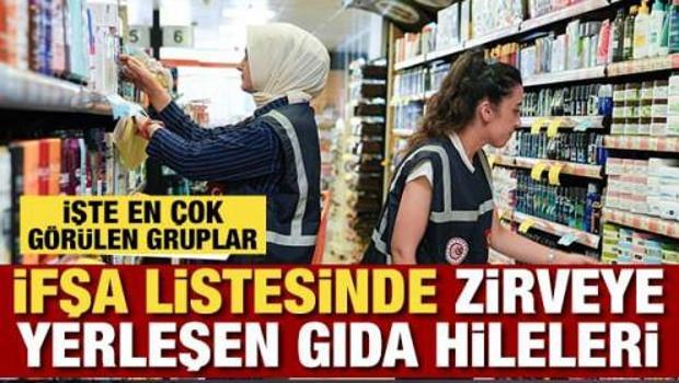 Bakanlığın ifşa listesinde zirveye yerleşen gıda hileleri 