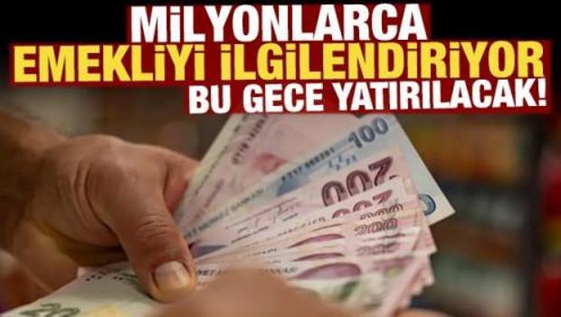 Emeklilerin beklediği maaş fark &ouml;demeleri hesaplara yatacak