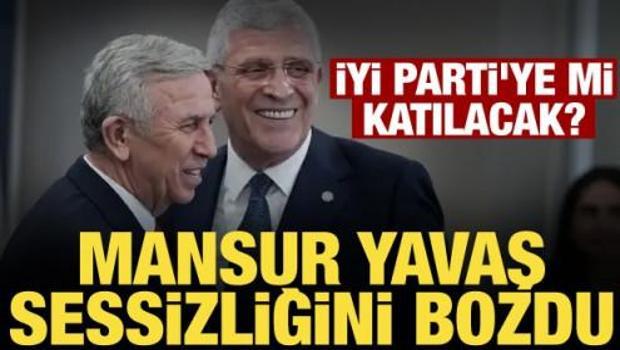 Mansur Yavaş'tan İYİ Parti iddialarına yanıt!