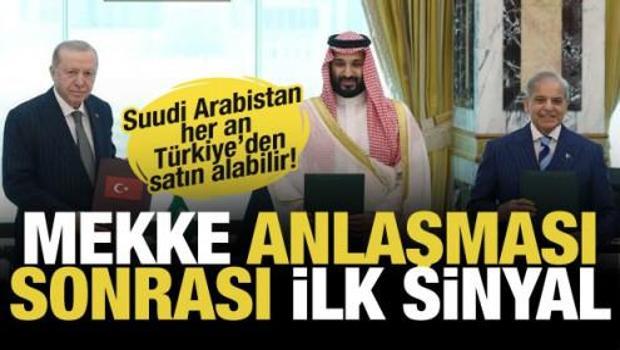 Mekke Anlaşması ardından S. Arabistan harekete ge&ccedil;ti! T&uuml;rkiye'den satın alacaklar