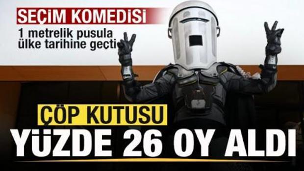 &Uuml;lke tarihine ge&ccedil;en se&ccedil;im! Oy pusulası 1 metreye ulaştı! '&Ccedil;&ouml;p Kutusu' y&uuml;zde 26 oy aldı! 