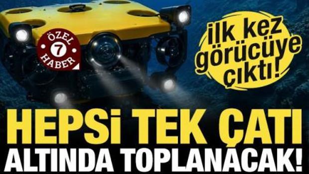 Havelsan'ın insansız denizaltı robotu TEKNOFEST Mavi Vatan'da ilk kez vitrine &ccedil;ıktı