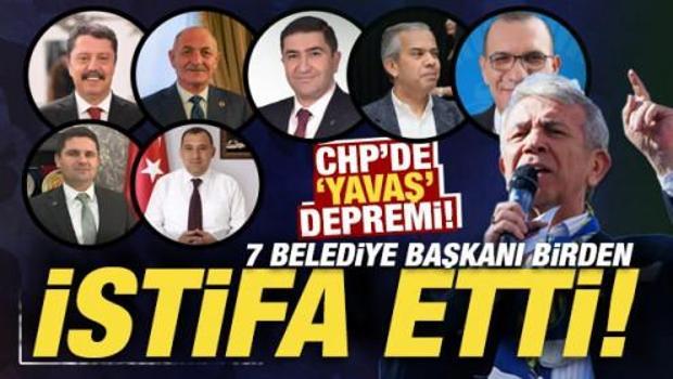 Mansur Yavaş'ın ardından 7 Belediye Başkanı daha CHP'den istifa etti