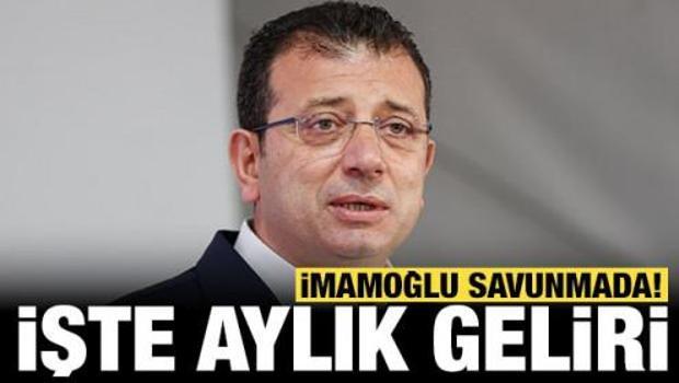 Ekrem İmamoğlu aylık gelirini a&ccedil;ıkladı!