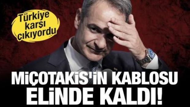 Mi&ccedil;otakis'in kablosu elinde kaldı! T&uuml;rkiye karşı &ccedil;ıkıyordu: M&uuml;rettebat da kazan kaldırdı